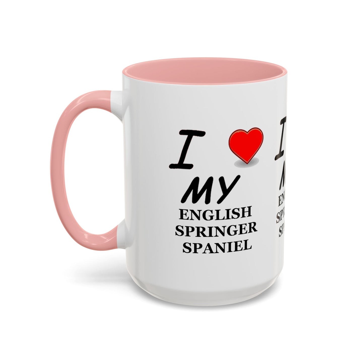 I Love My English Springer Spaniel Accent Coffee Mug - Perfect for Dog Lovers, Pet Gifts, Home Decor, Unique Mug, Holiday Gift