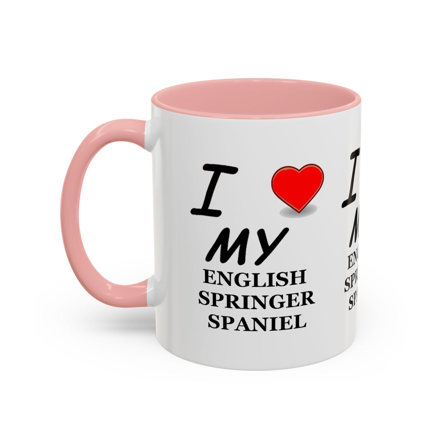 I Love My English Springer Spaniel Accent Coffee Mug - Perfect for Dog Lovers, Pet Gifts, Home Decor, Unique Mug, Holiday Gift