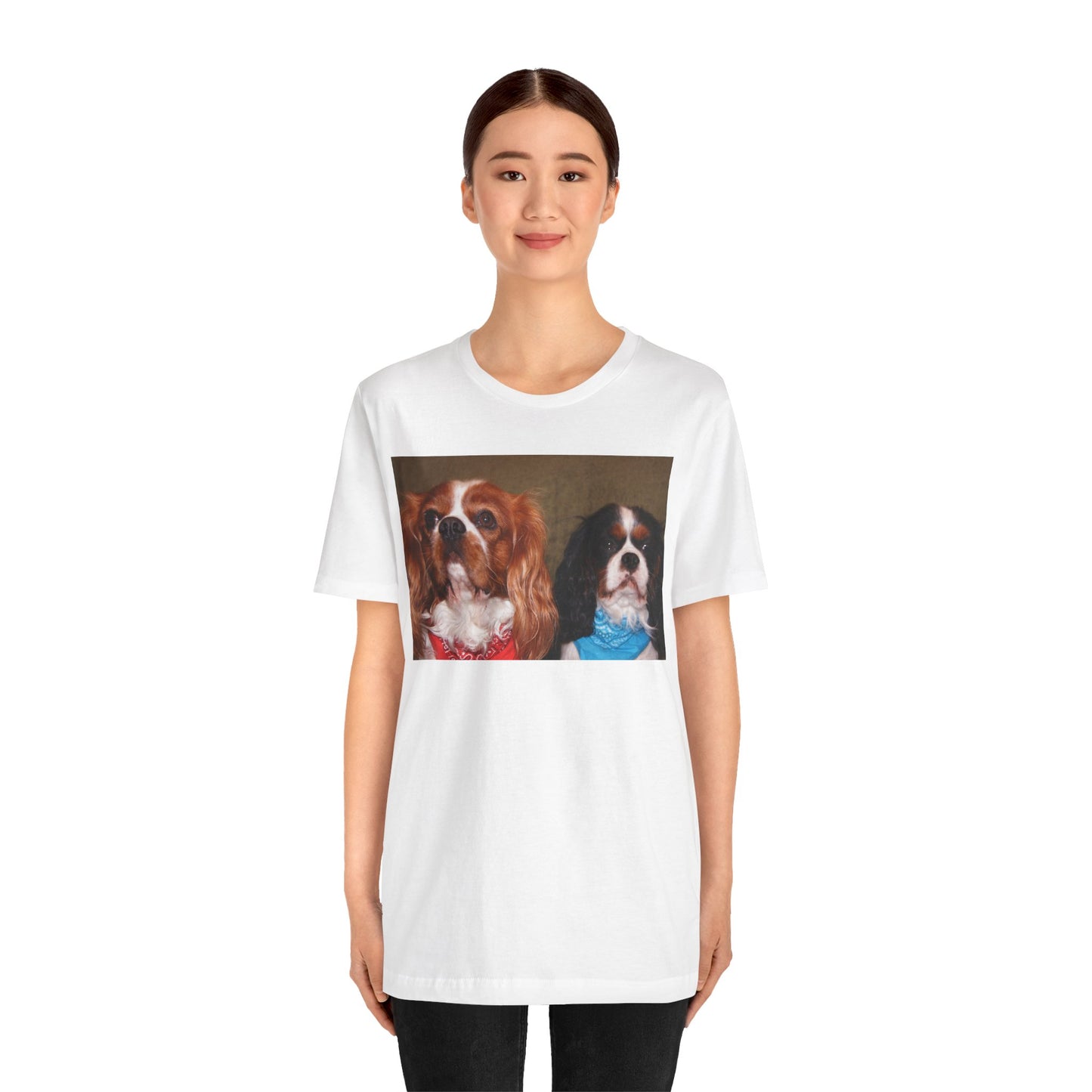 Cavalier King Charles Spaniel Group Cute Dog Lovers Tee, Unisex Jersey Shirt, Pet Parent Gift, Animal Lover Fashion, Casual Dog Graphic Tee