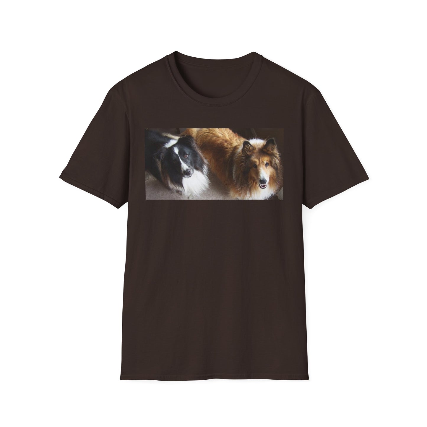 Shetland Sheepdog Group Cute Dog Lovers Unisex T-Shirt, Pet Owner Gift, Animal Lover Apparel, Casual Wear, Birthday and Holiday Gift