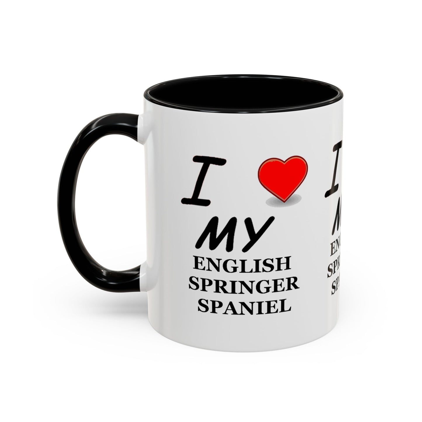 I Love My English Springer Spaniel Accent Coffee Mug - Perfect for Dog Lovers, Pet Gifts, Home Decor, Unique Mug, Holiday Gift