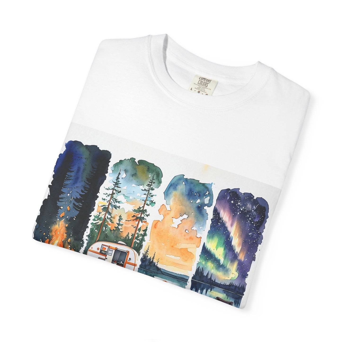 Camping Life Unisex Garment-Dyed T-Shirt | Outdoor Adventure Apparel