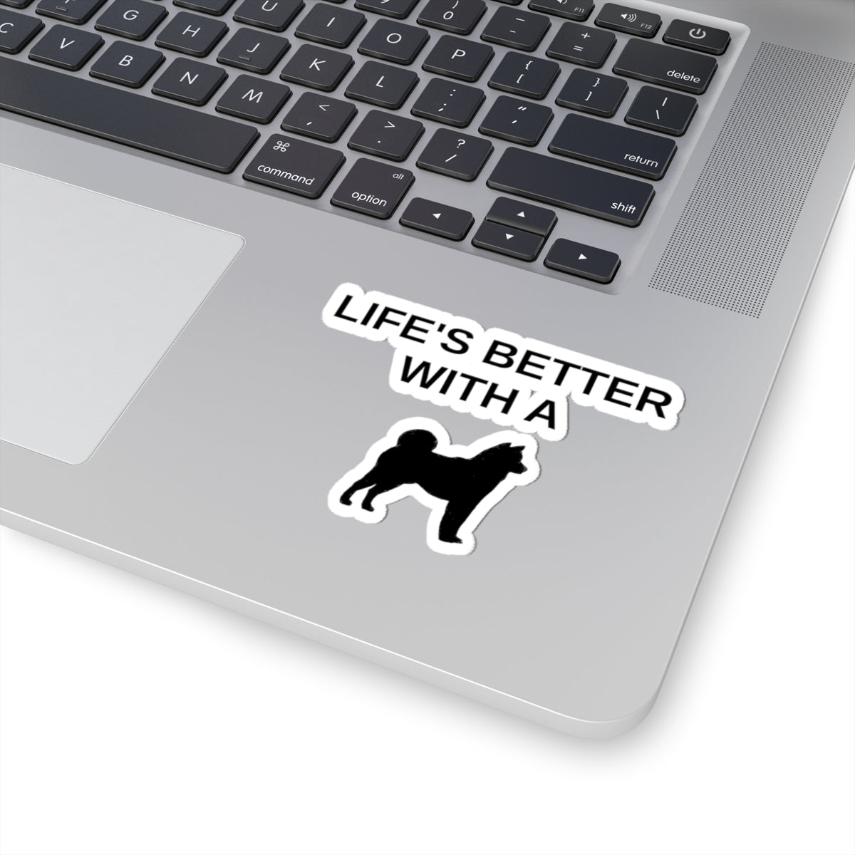 Shiba Inu Dog Lover Kiss-Cut Stickers, Cute Pet Decor, Laptop Stickers, Life's Better With A Dog, Dog-Themed Gifts, Fun Dog Reminders