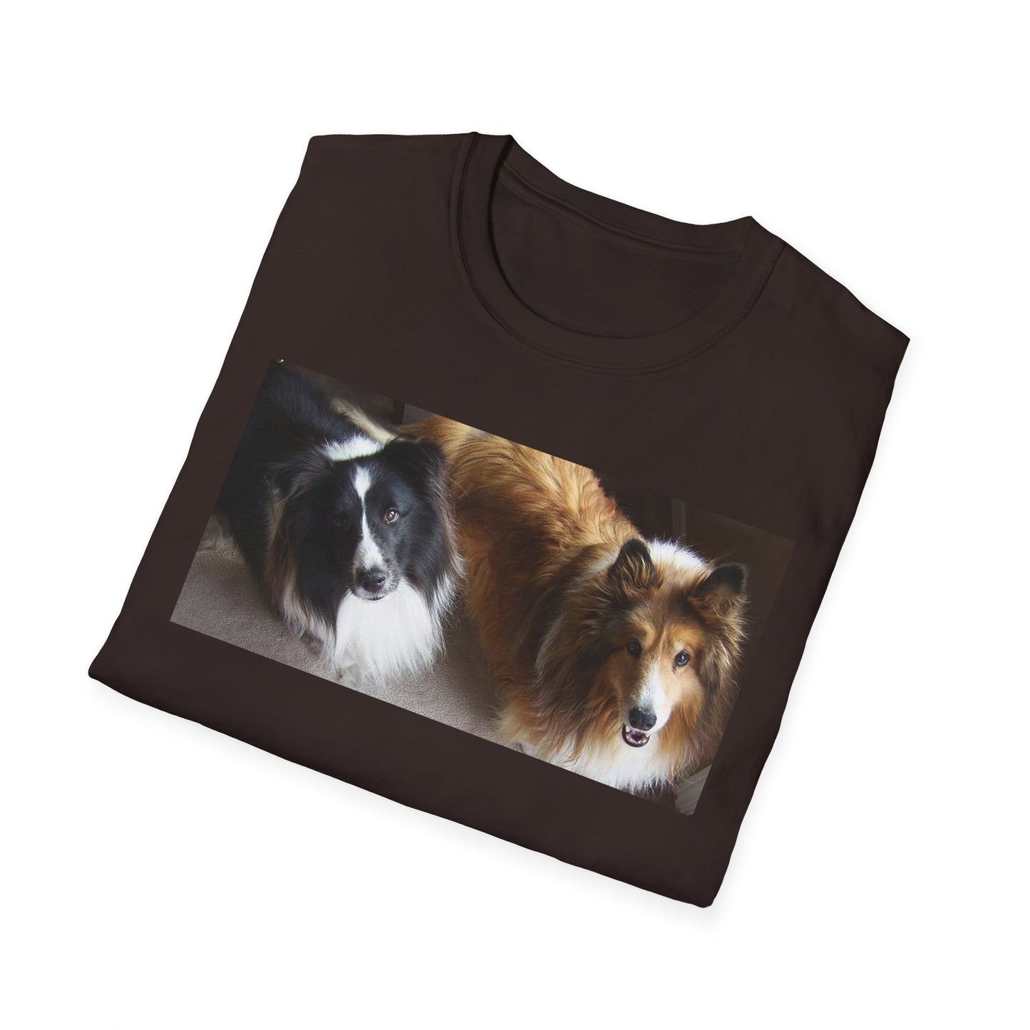 Shetland Sheepdog Group Cute Dog Lovers Unisex T-Shirt, Pet Owner Gift, Animal Lover Apparel, Casual Wear, Birthday and Holiday Gift