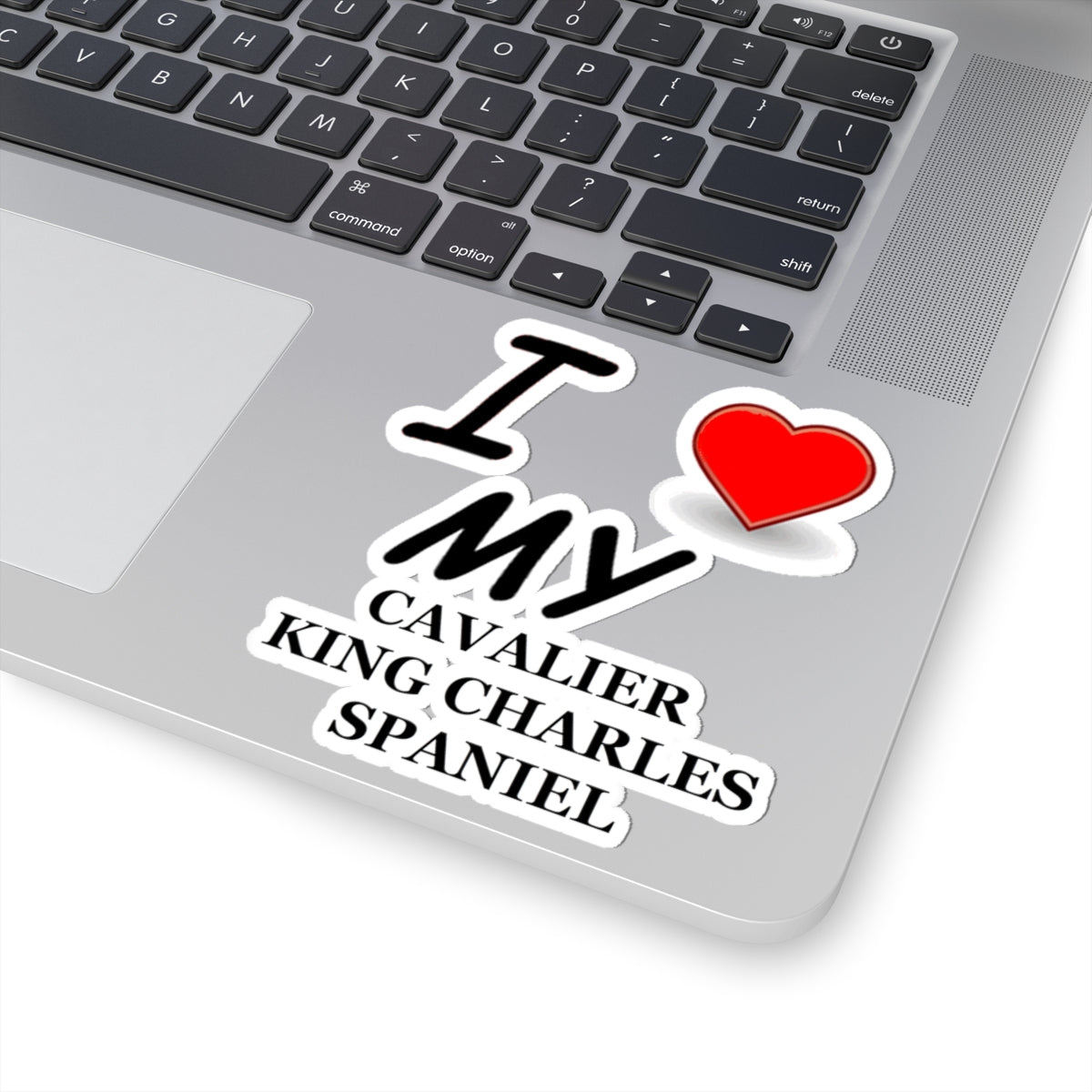 I Love My Cavalier King Charles Spaniel Stickers, Pet Lover Gifts, Dog Owner Decor, Laptop Stickers, Car Decals, I Love My Dog