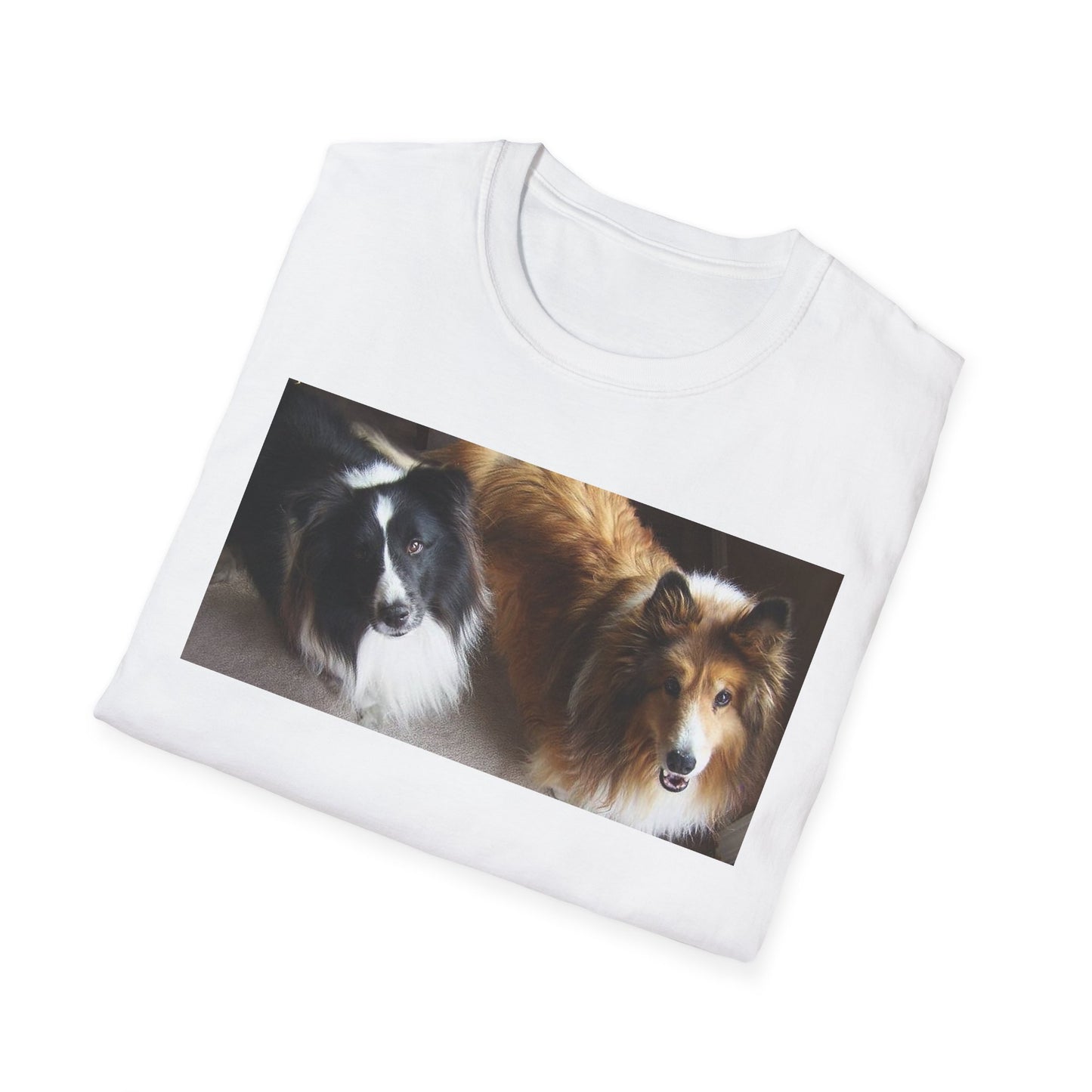 Shetland Sheepdog Group Cute Dog Lovers Unisex T-Shirt, Pet Owner Gift, Animal Lover Apparel, Casual Wear, Birthday and Holiday Gift