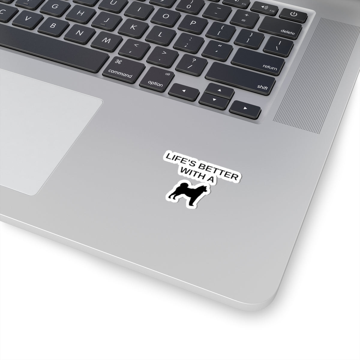 Shiba Inu Dog Lover Kiss-Cut Stickers, Cute Pet Decor, Laptop Stickers, Life's Better With A Dog, Dog-Themed Gifts, Fun Dog Reminders