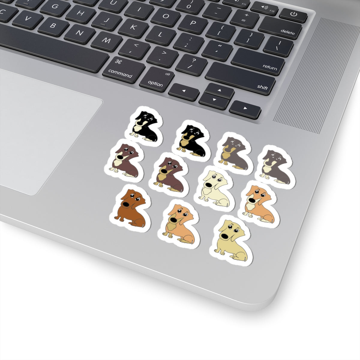 Cute Dachshund Kiss-Cut Sticker Sheet | Dog Lover's Vinyl Decals, Pet Gifts, Planner Decor, Laptop Stickers, Scrapbooking Essentials