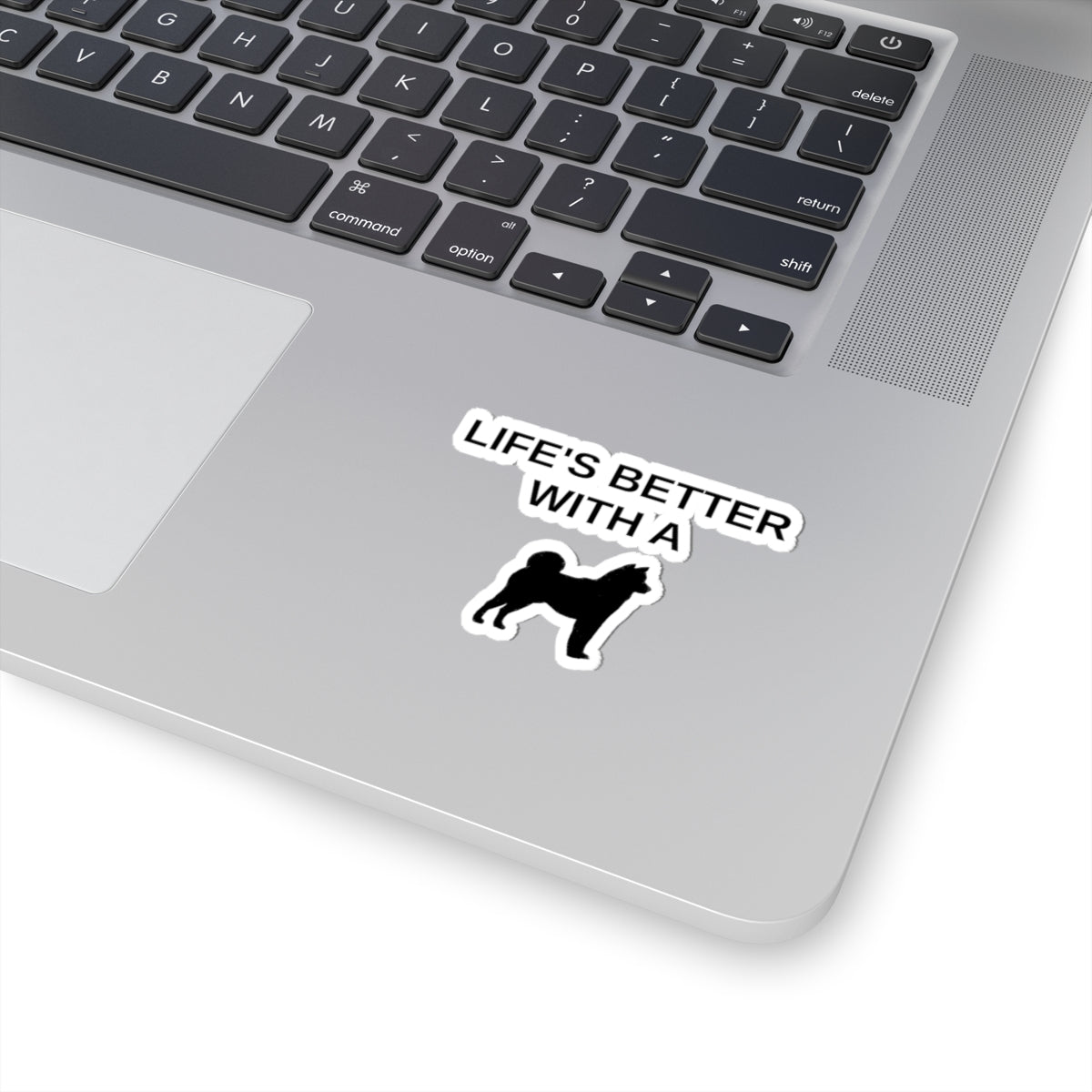 Shiba Inu Dog Lover Kiss-Cut Stickers, Cute Pet Decor, Laptop Stickers, Life's Better With A Dog, Dog-Themed Gifts, Fun Dog Reminders