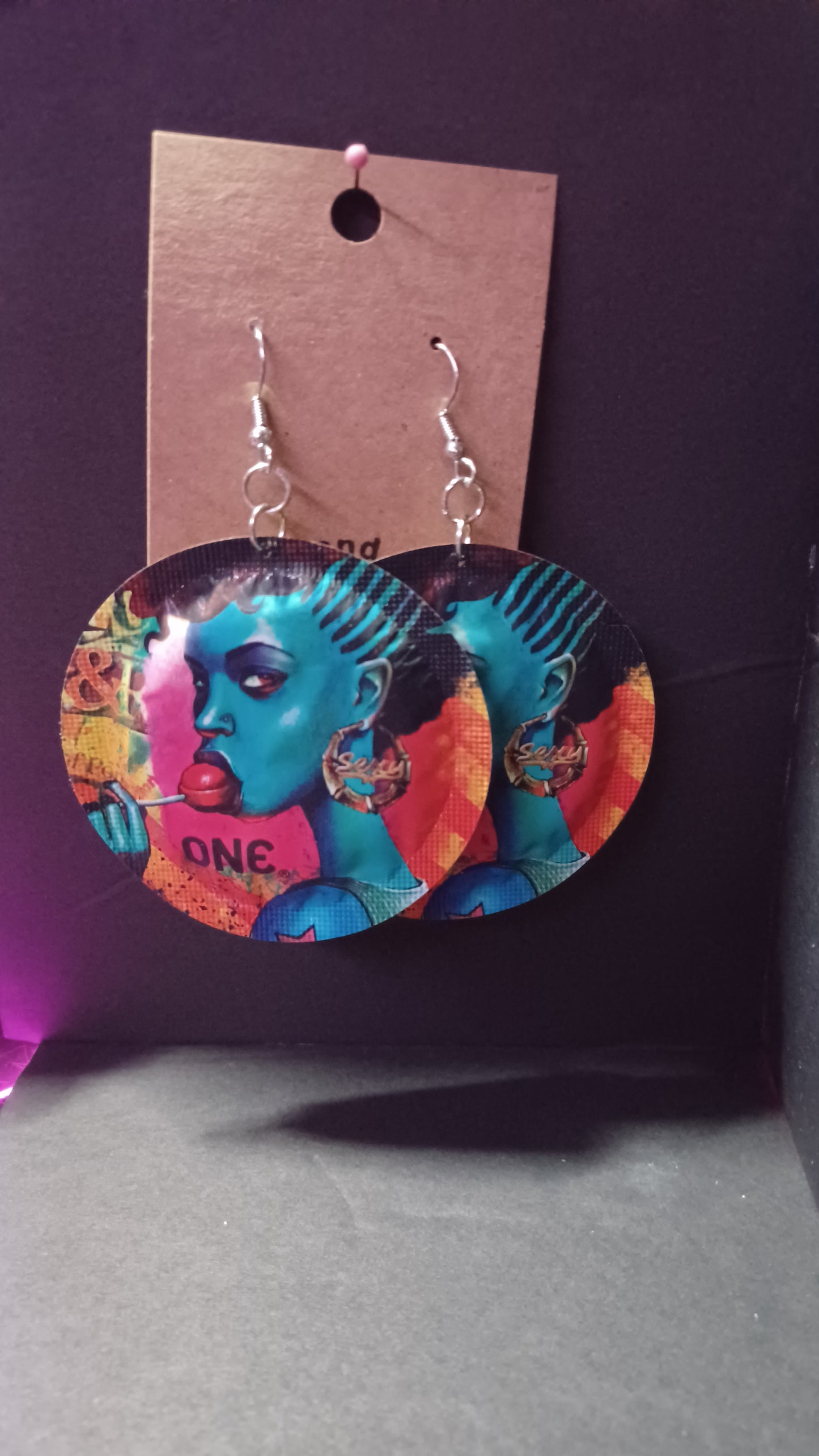 Condom Earrings (pop)