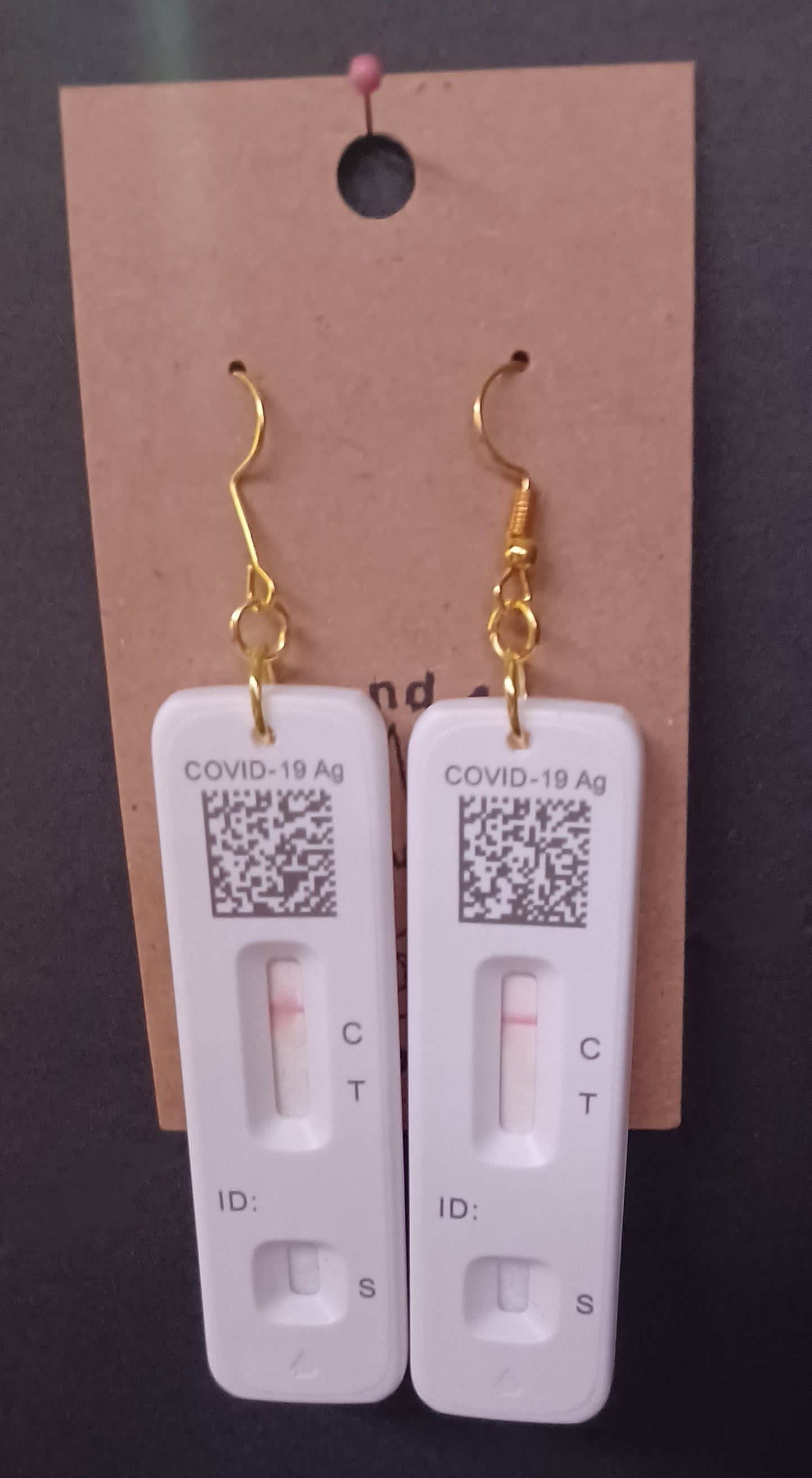 Covid Test Earrings