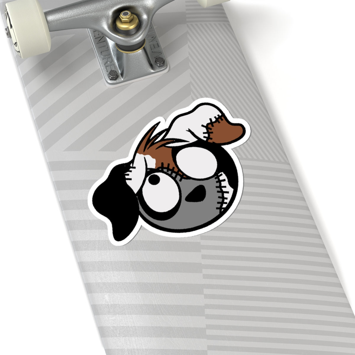 Newfoundland dog FRANKENEWFIE Fun and Quirky Dog Kiss-Cut Stickers, Cute Animal Decals for Dog Lovers, Laptop Stickers, Gifts for Pet Owners, Holiday Decor