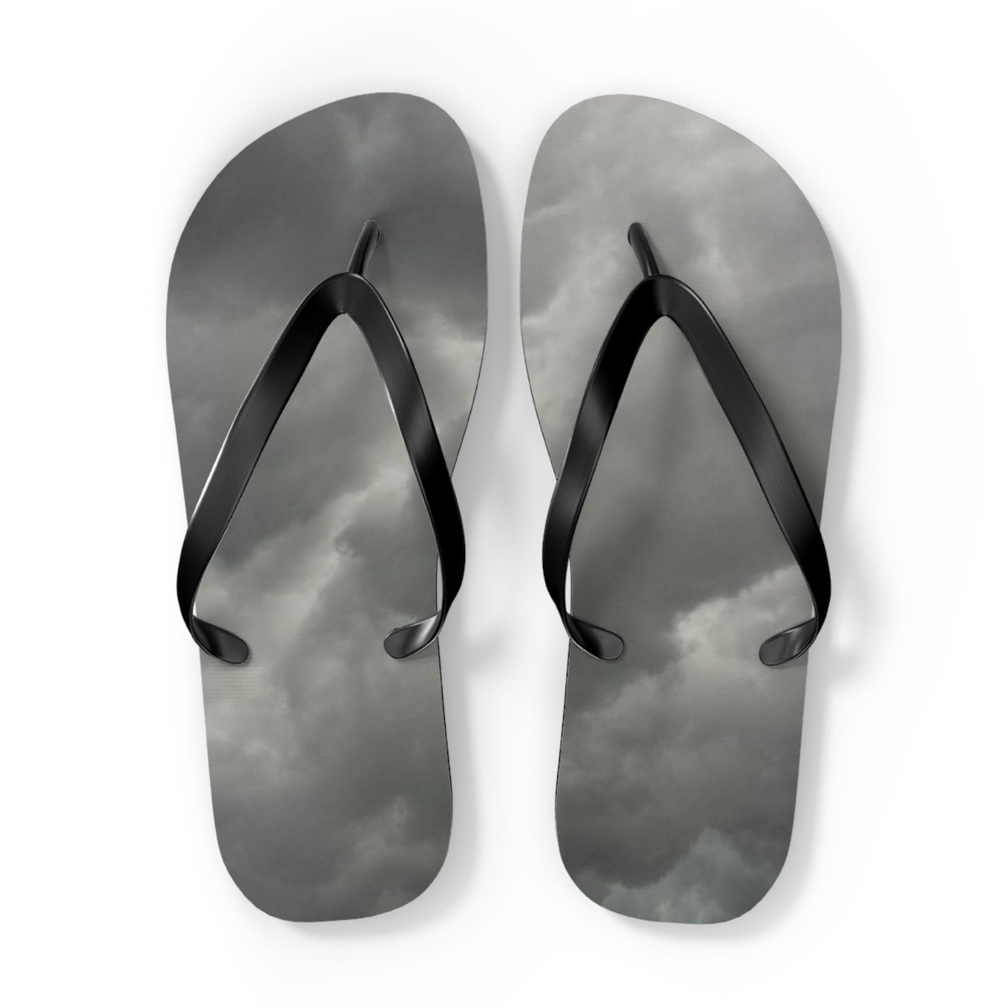 Cloudy Flip Flops - Stylish Beachwear, Vacation Essentials, Summer Footwear, Outdoor Adventures, Cloud Design