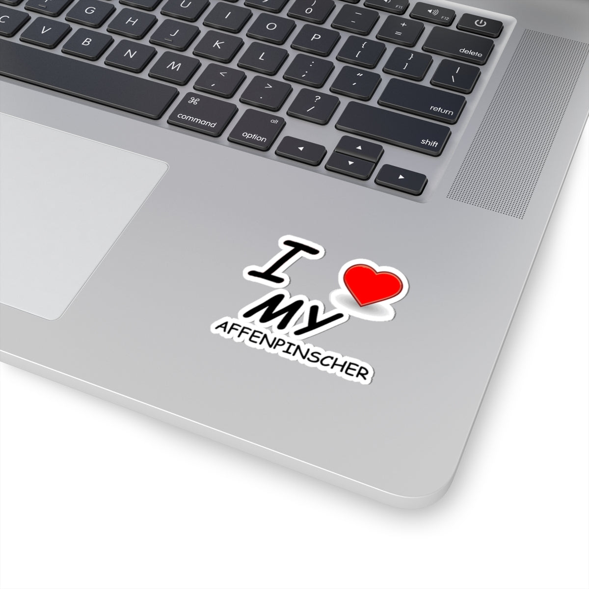 I Love My Affenpinscher Kiss-Cut Stickers - Perfect Pet Lover Decals