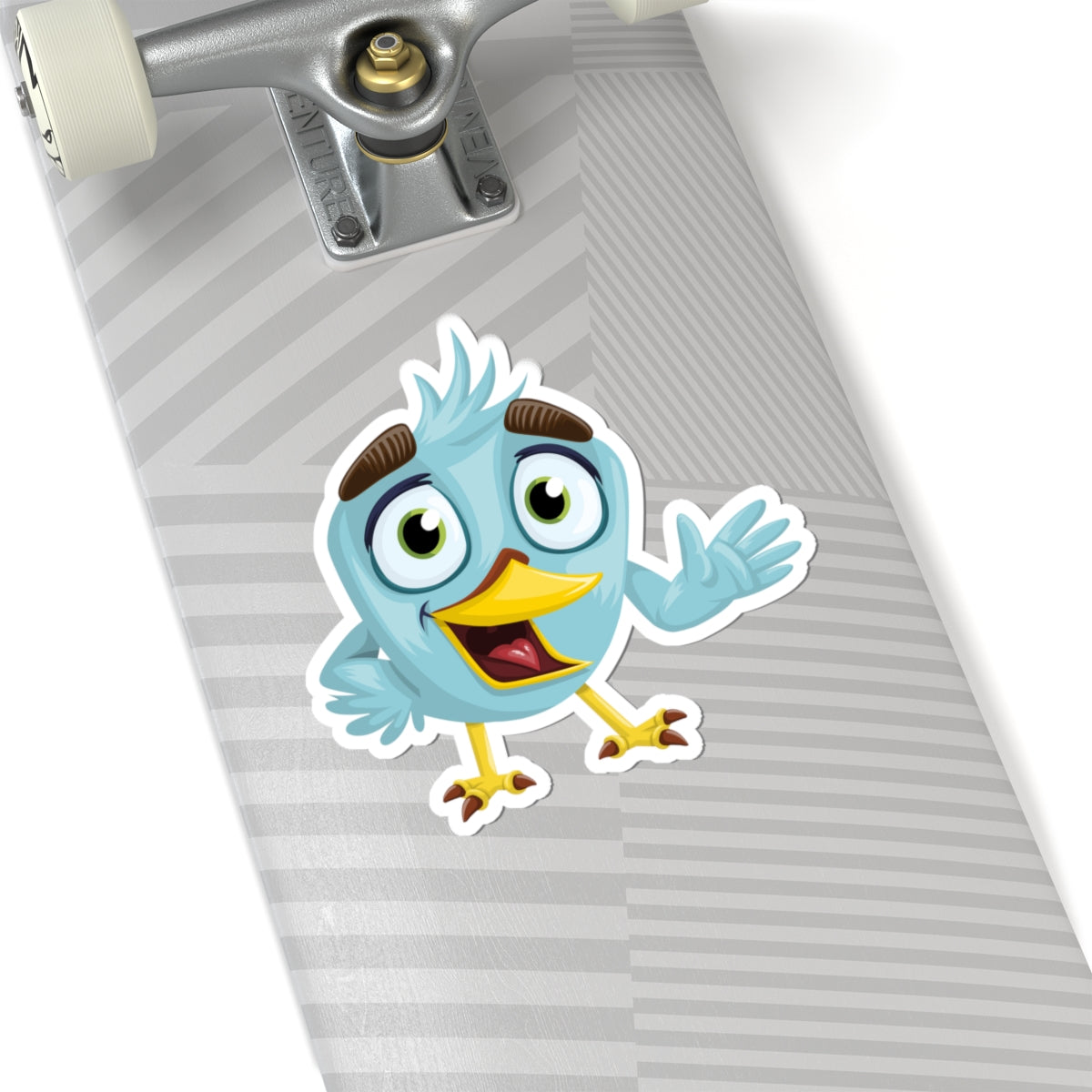 Cute Bird Character Kiss-Cut Stickers - Fun and Whimsical Decor for Kids and Adults