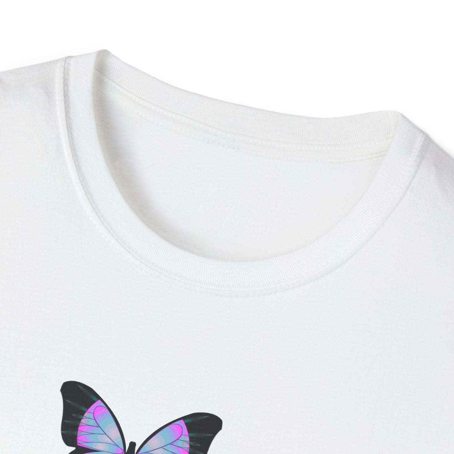 Colorful Butterfly Graphic Unisex Softstyle T-Shirt | Casual Wear, Summer Fashion, Gift for Nature Lovers, Birthday Tee, Eco-Friendly [...]