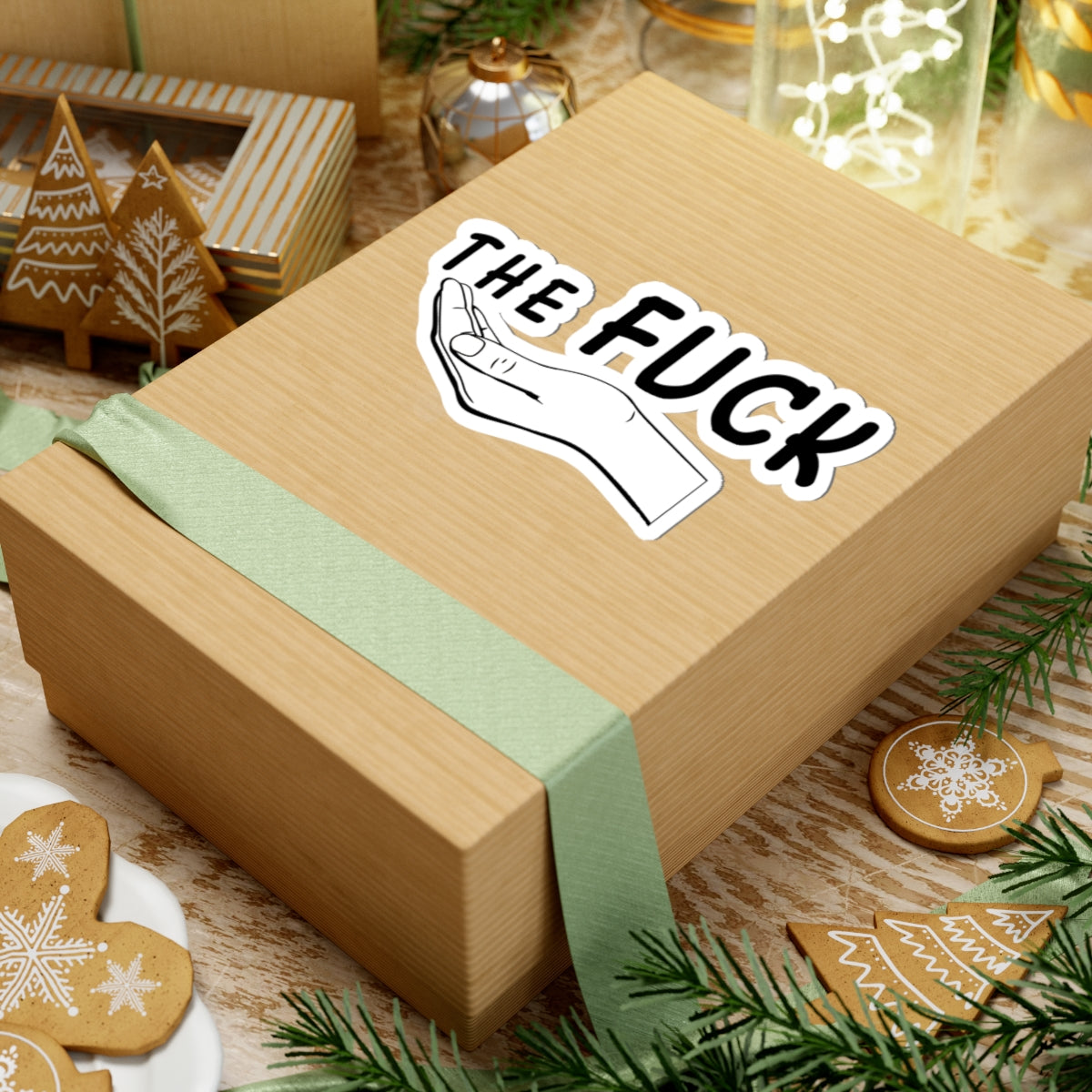 Hold The Fuck Up Bold Statement Kiss-Cut Stickers - Perfect for Laptops, Water Bottles, Journals, Car Decor, Unique Gift Idea
