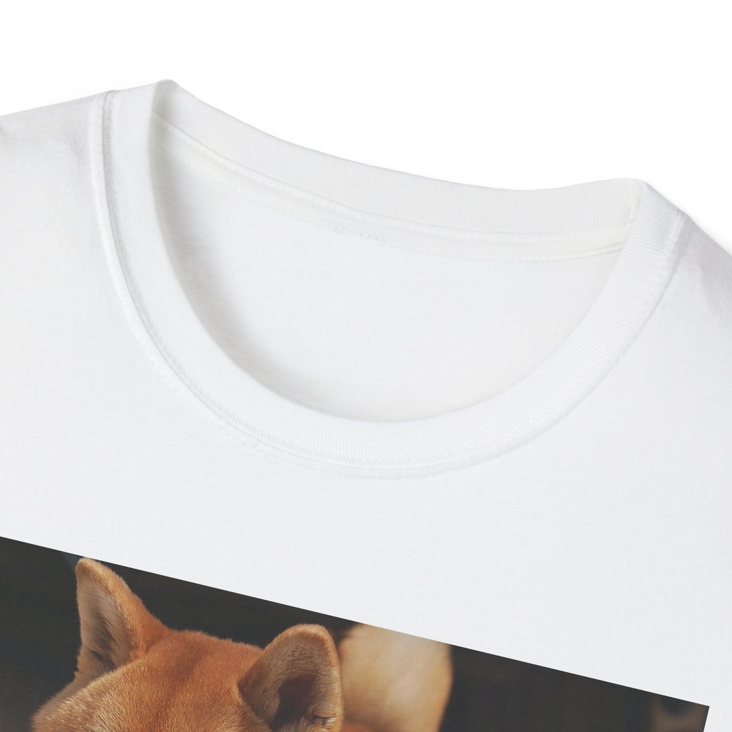 Cute Shiba Inu Unisex Softstyle T-Shirt, Pet Lover Gift, Animal Lover Tee, Casual Wear, Summer Style