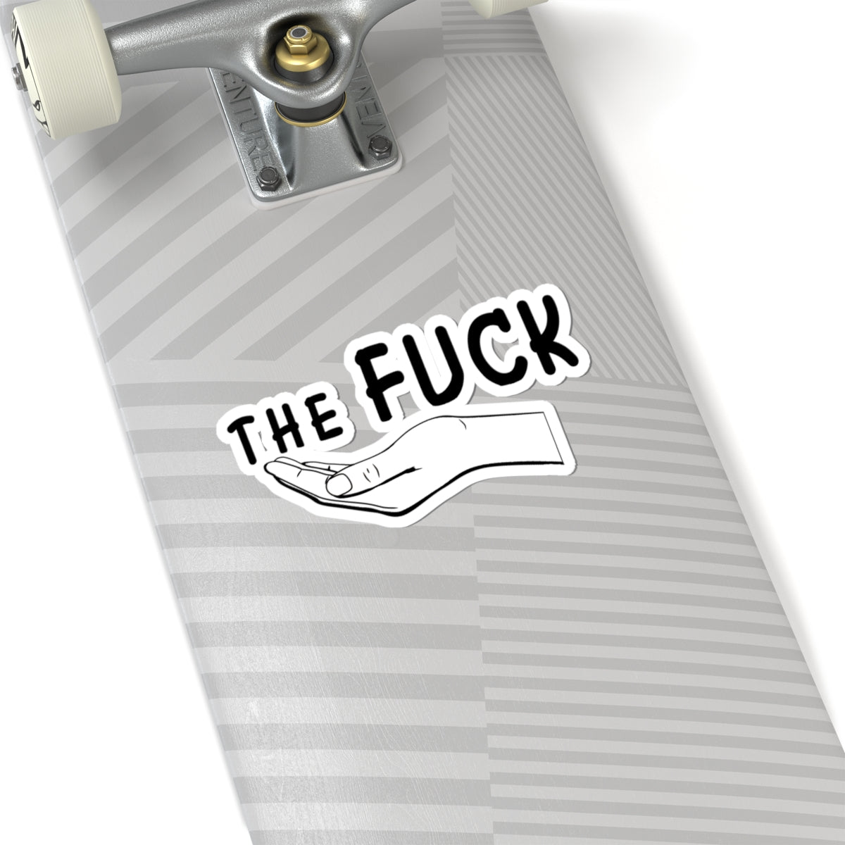 Hold The Fuck Up Bold Statement Kiss-Cut Stickers - Perfect for Laptops, Water Bottles, Journals, Car Decor, Unique Gift Idea