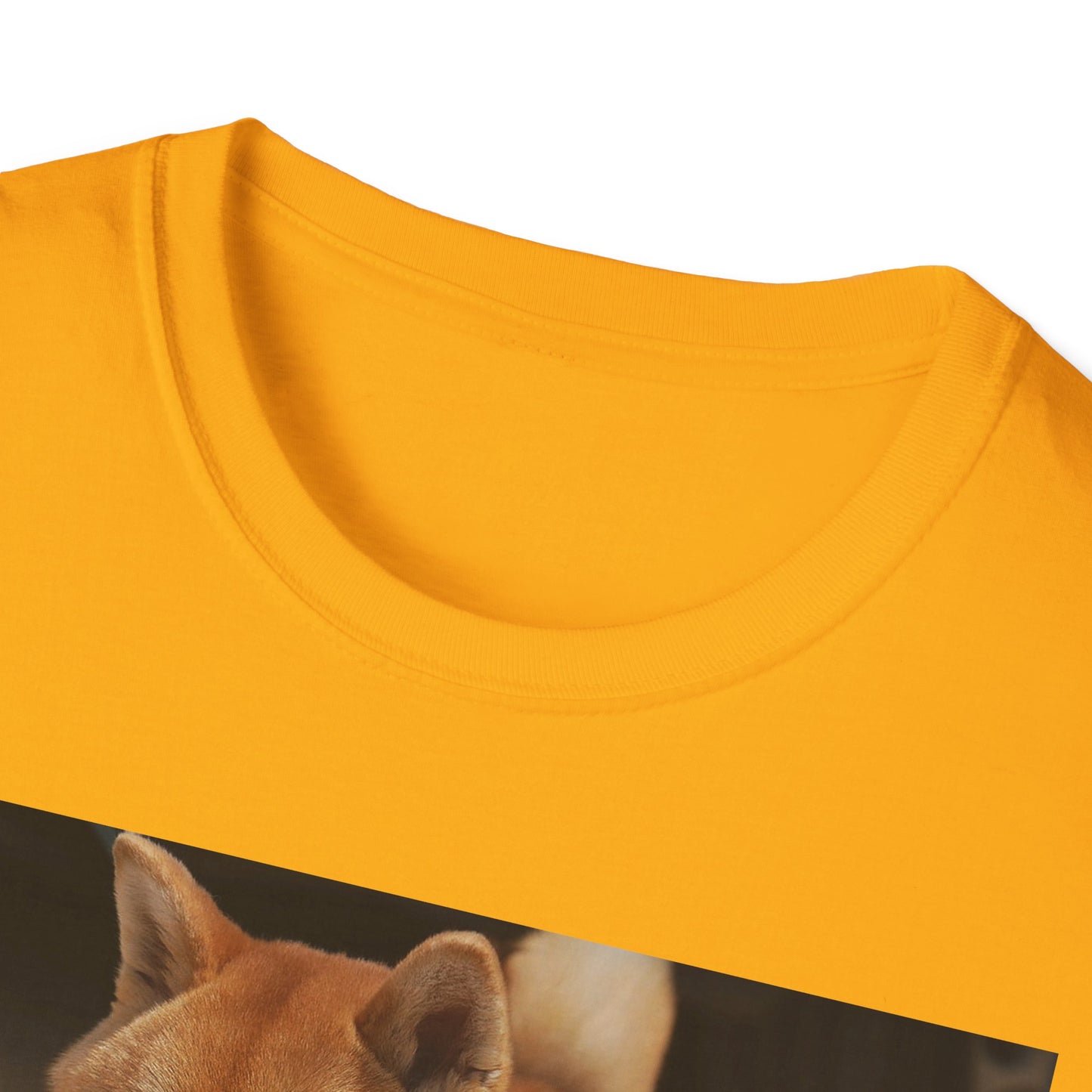 Cute Shiba Inu Unisex Softstyle T-Shirt, Pet Lover Gift, Animal Lover Tee, Casual Wear, Summer Style