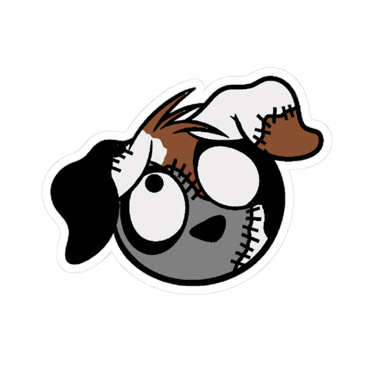Newfoundland dog FRANKENEWFIE Fun and Quirky Dog Kiss-Cut Stickers, Cute Animal Decals for Dog Lovers, Laptop Stickers, Gifts for Pet Owners, Holiday Decor