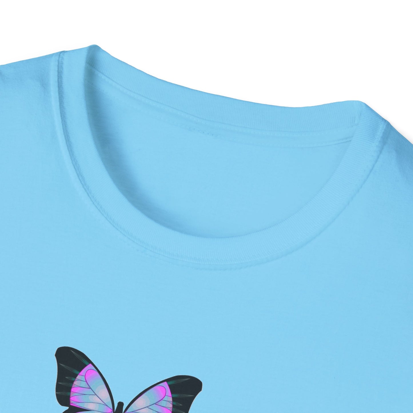 Colorful Butterfly Graphic Unisex Softstyle T-Shirt | Casual Wear, Summer Fashion, Gift for Nature Lovers, Birthday Tee, Eco-Friendly [...]