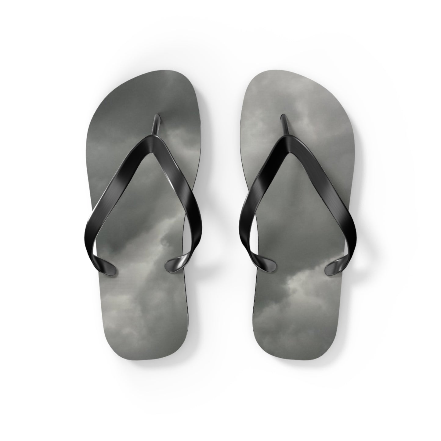 Cloudy Flip Flops - Stylish Beachwear, Vacation Essentials, Summer Footwear, Outdoor Adventures, Cloud Design