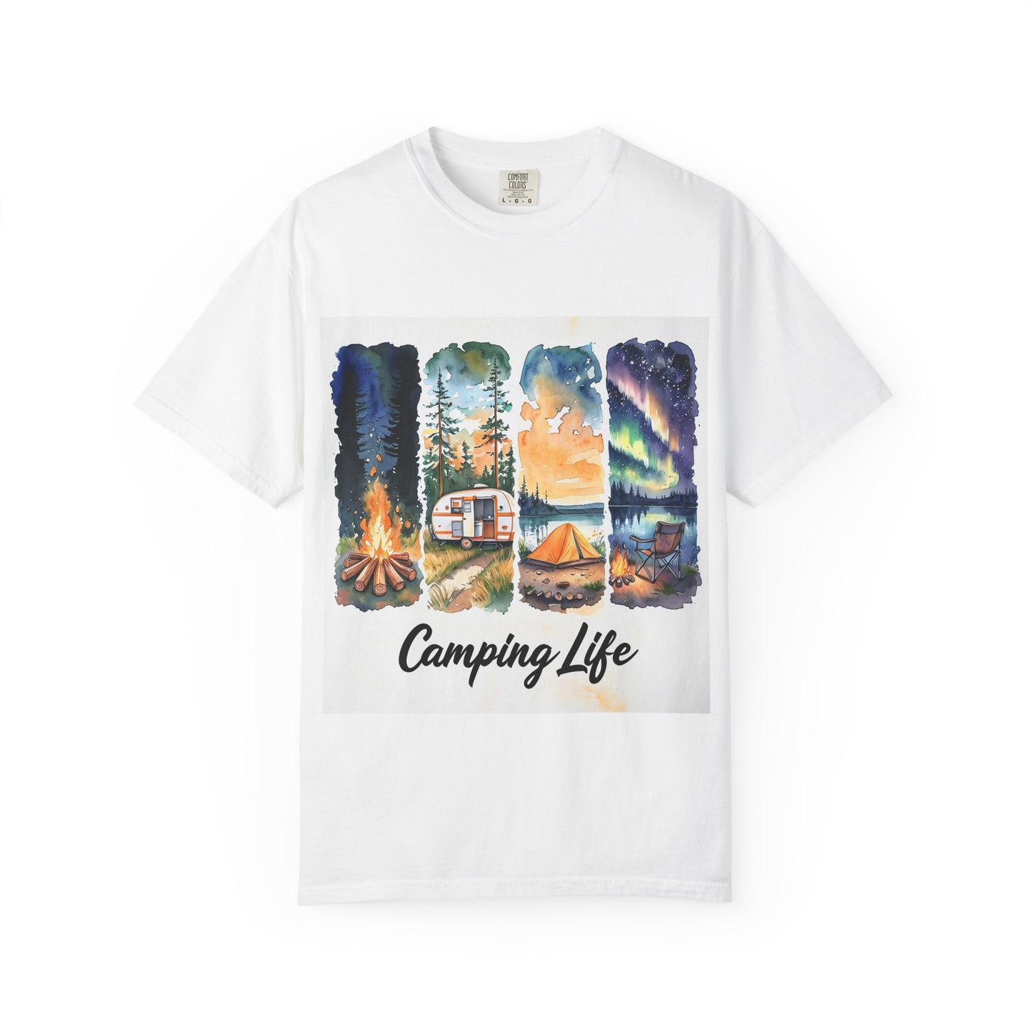 Camping Life Unisex Garment-Dyed T-Shirt | Outdoor Adventure Apparel