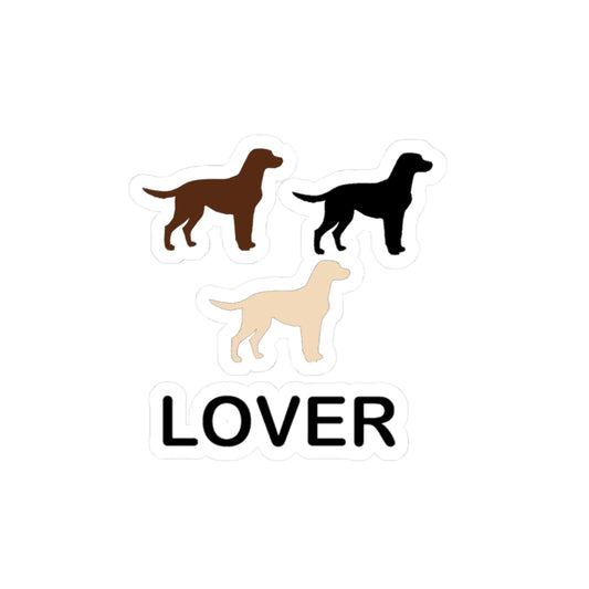 Labrador Retriever Dog Lover Kiss-Cut Stickers - Perfect for Pet Enthusiasts