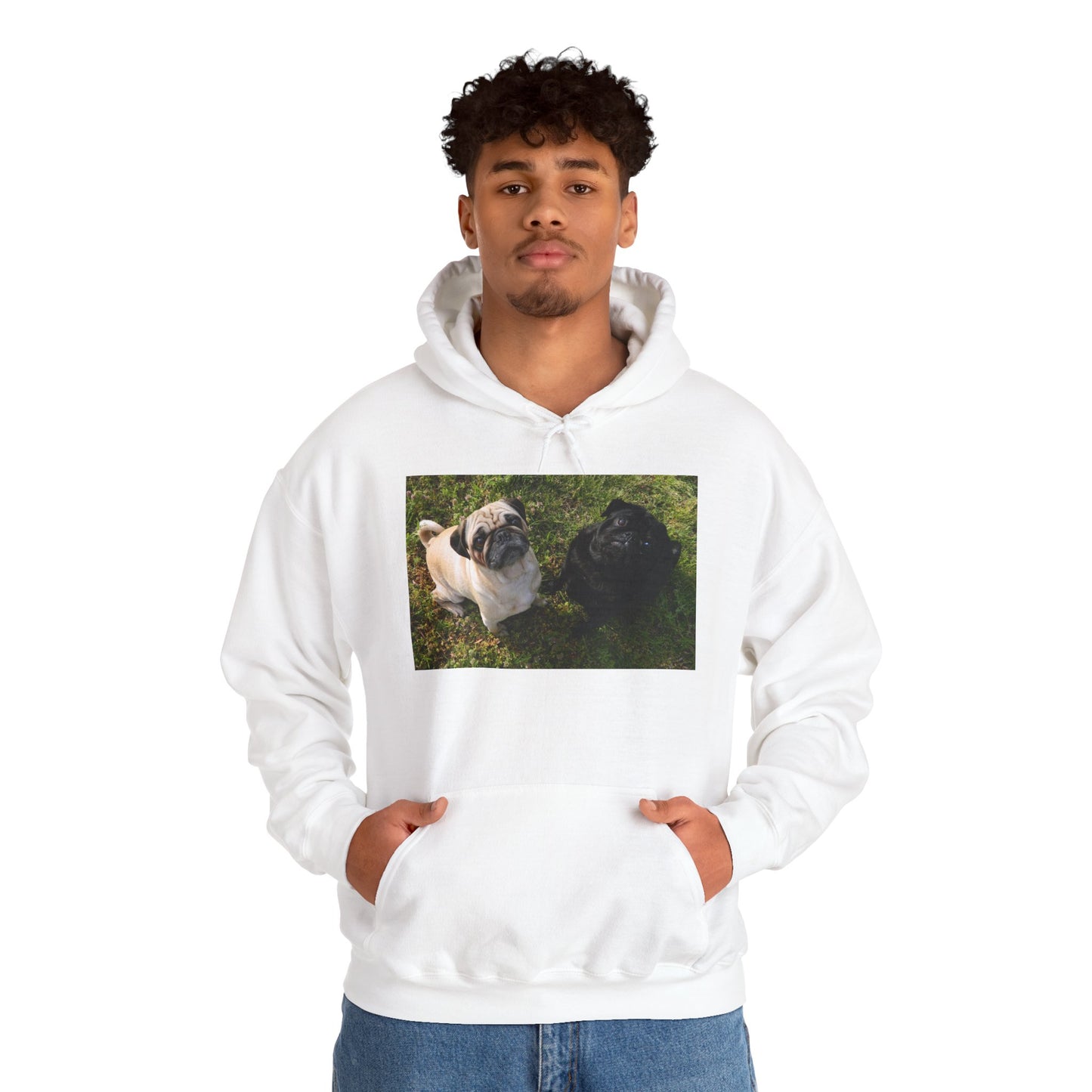 Pug Group Cute Dog Hoodie, Unisex Sweatshirt, Pet Lover Gift, Cozy Apparel, Animal Lover Hoodie, Animal Sweatshirt, Pet Owner Clothing, Dog Mom Gift