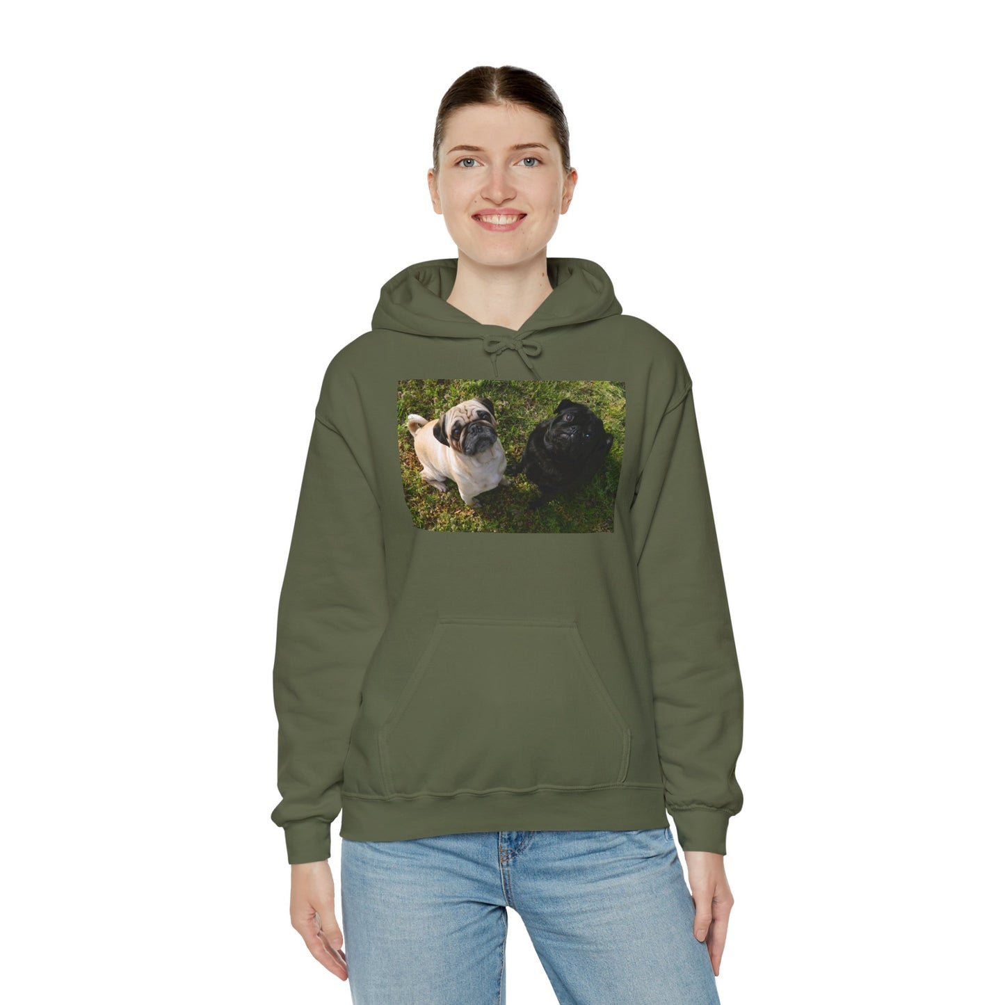 Pug Group Cute Dog Hoodie, Unisex Sweatshirt, Pet Lover Gift, Cozy Apparel, Animal Lover Hoodie, Animal Sweatshirt, Pet Owner Clothing, Dog Mom Gift