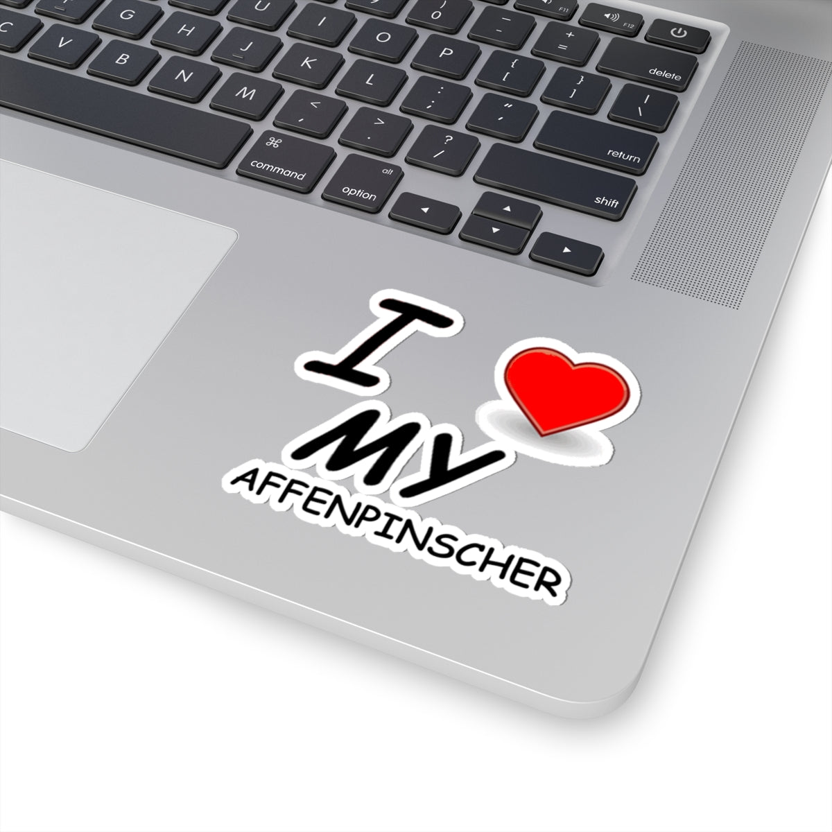 I Love My Affenpinscher Kiss-Cut Stickers - Perfect Pet Lover Decals