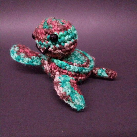 Turquoise and brown Turtle