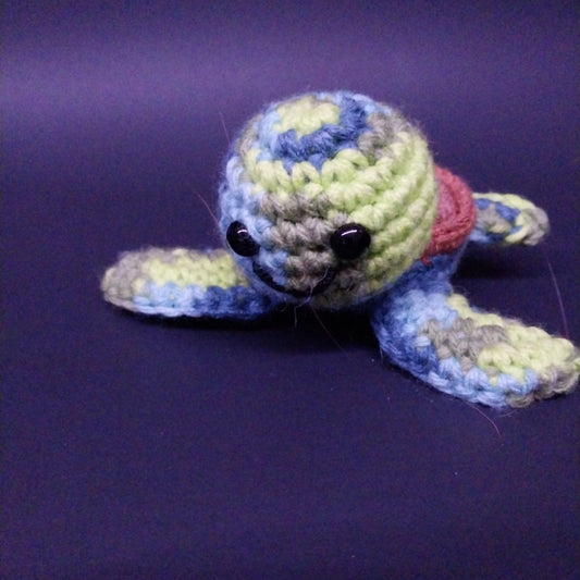 Trying to look real turtle