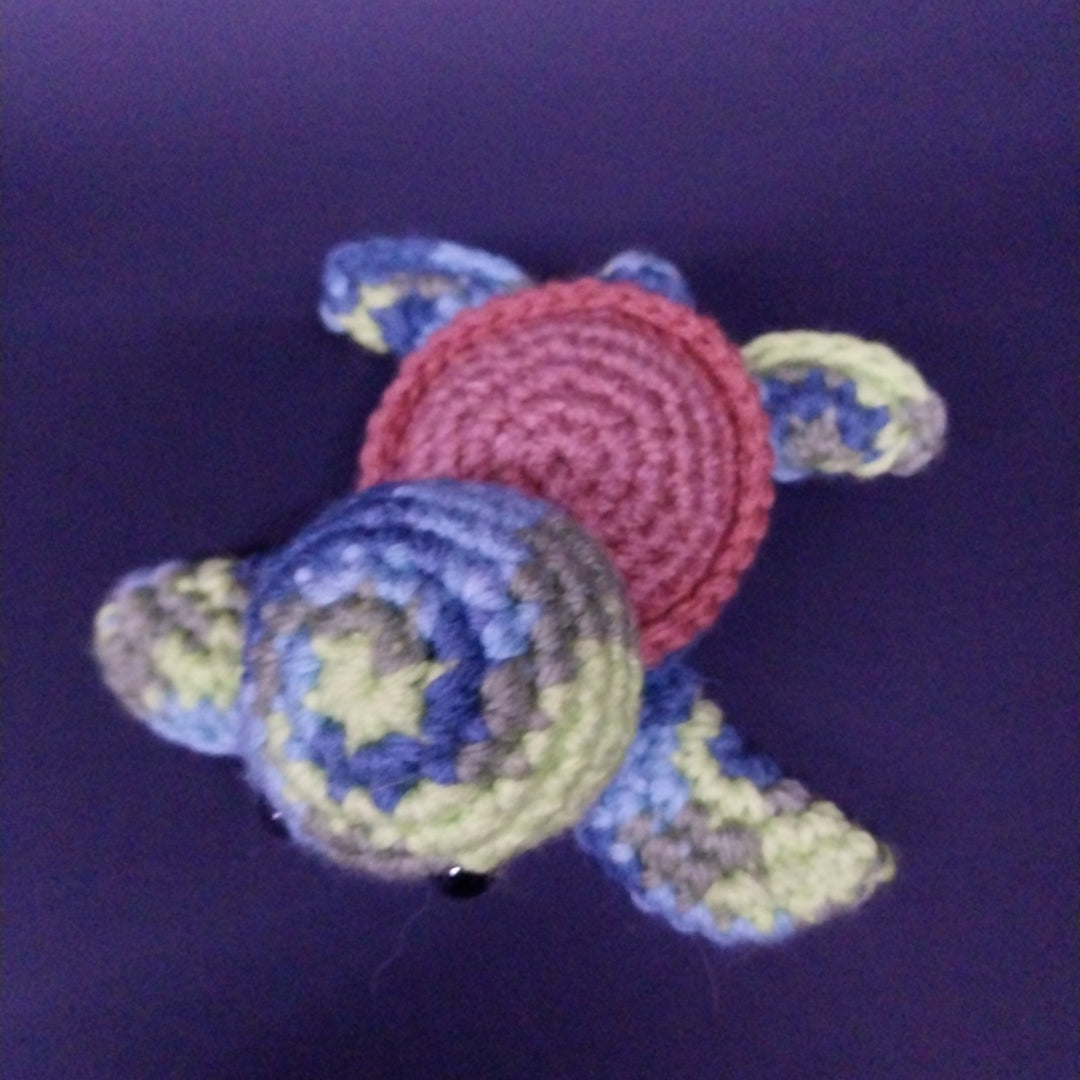 Trying to look real turtle