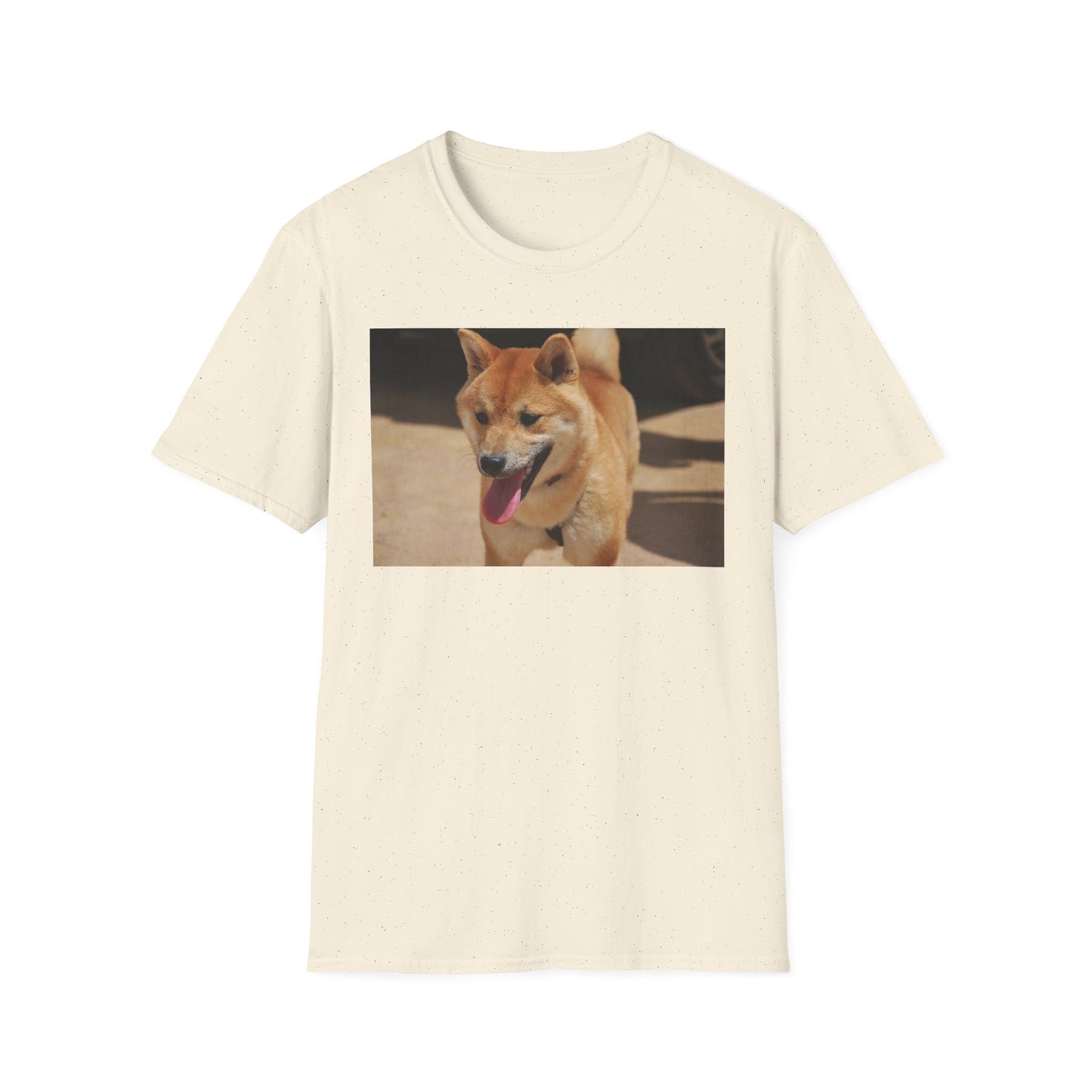 Cute Shiba Inu Unisex Softstyle T-Shirt, Pet Lover Gift, Animal Lover Tee, Casual Wear, Summer Style