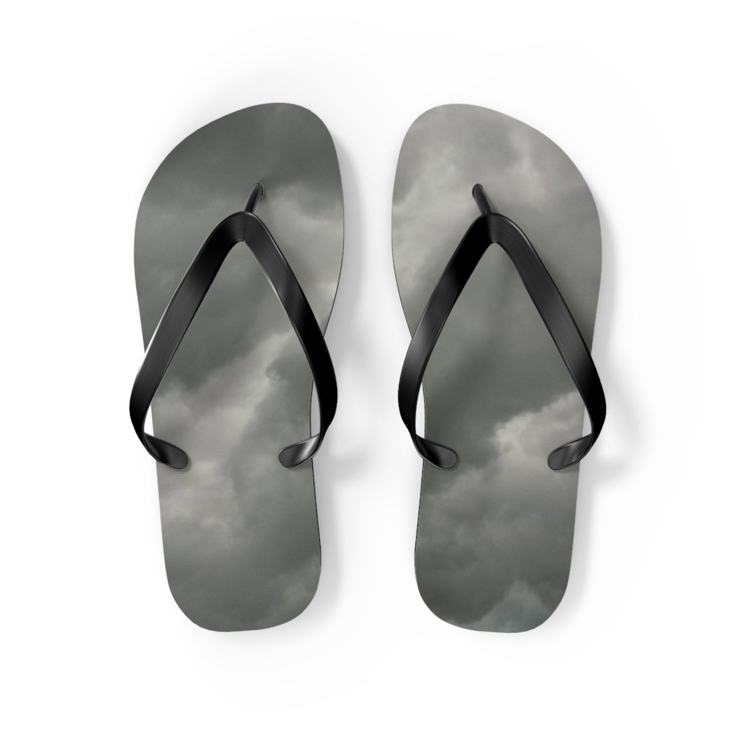 Cloudy Flip Flops - Stylish Beachwear, Vacation Essentials, Summer Footwear, Outdoor Adventures, Cloud Design