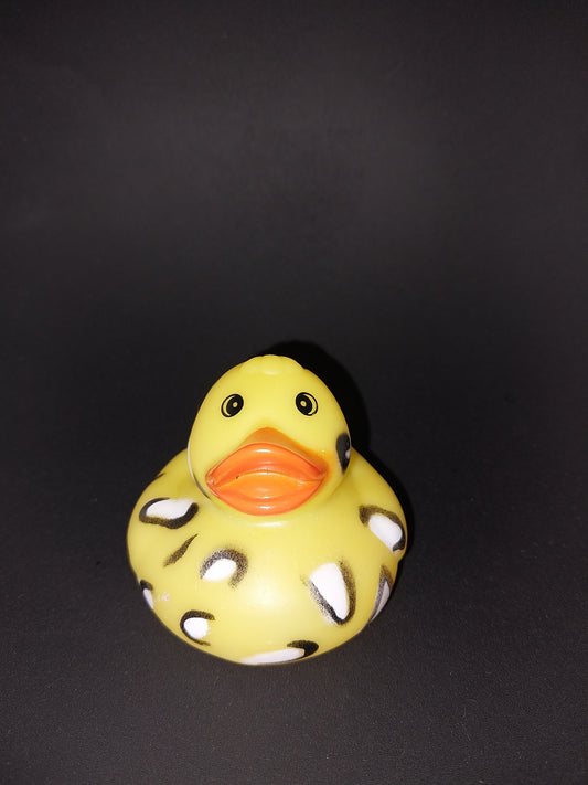 Leopard Rubber Duck