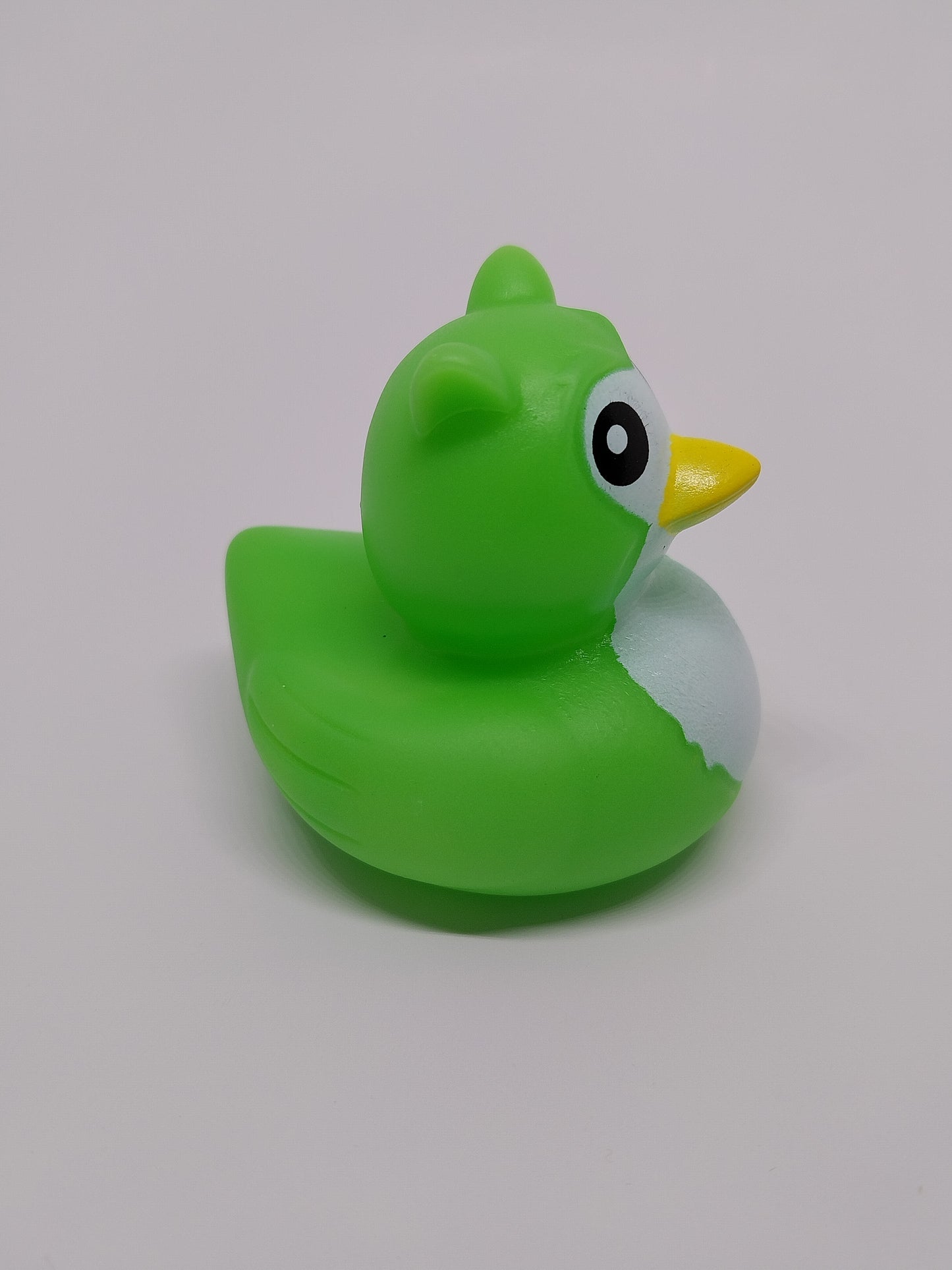 Green Owl Rubber Duck