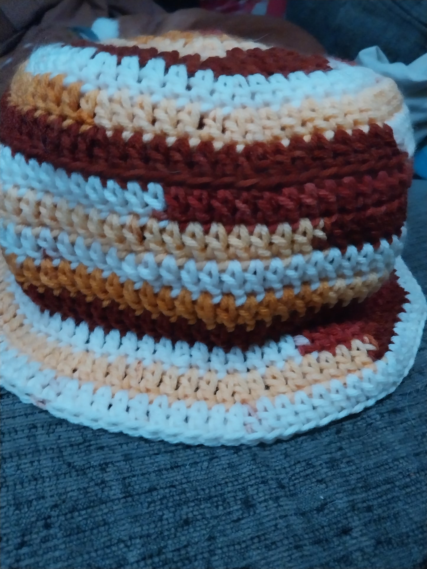 PSL Fall Colors Crochet Standard Bucket Hat