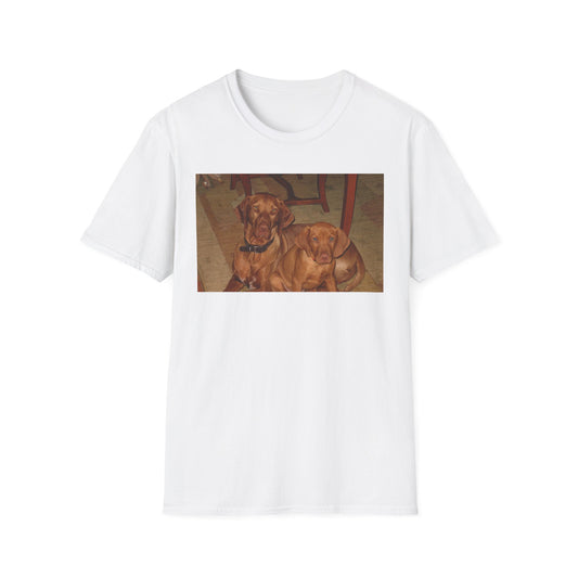 Vizsla Group Laying Dog Lover Unisex Softstyle T-Shirt, Cute Pet Tee, Animal Lover Gift, Casual Wear, Everyday Comfort