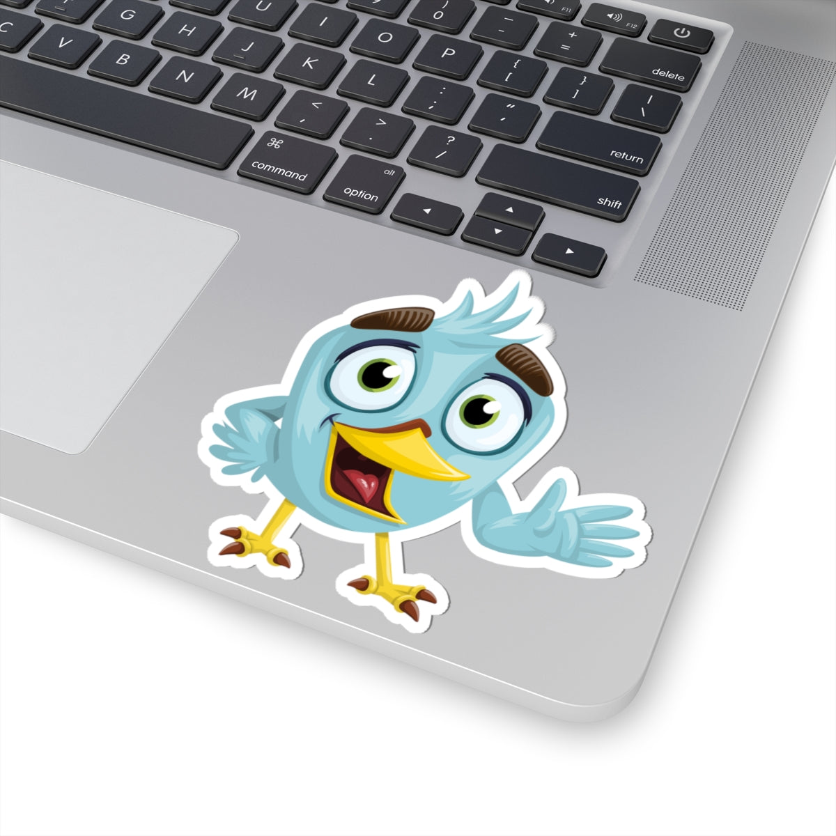 Cute Bird Character Kiss-Cut Stickers - Fun and Whimsical Decor for Kids and Adults