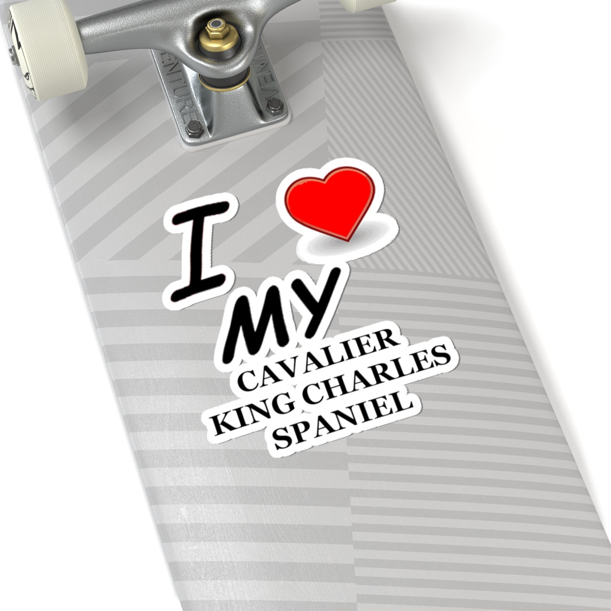 I Love My Cavalier King Charles Spaniel Stickers, Pet Lover Gifts, Dog Owner Decor, Laptop Stickers, Car Decals, I Love My Dog