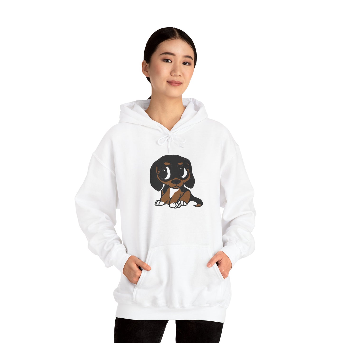 Adorable Beagle Puppy Hoodie - Unisex Sweatshirt for Dog Lovers, Cozy Gift for Animal Lovers, Cute Pet Hoodie for Anyone, Casual and Comfy