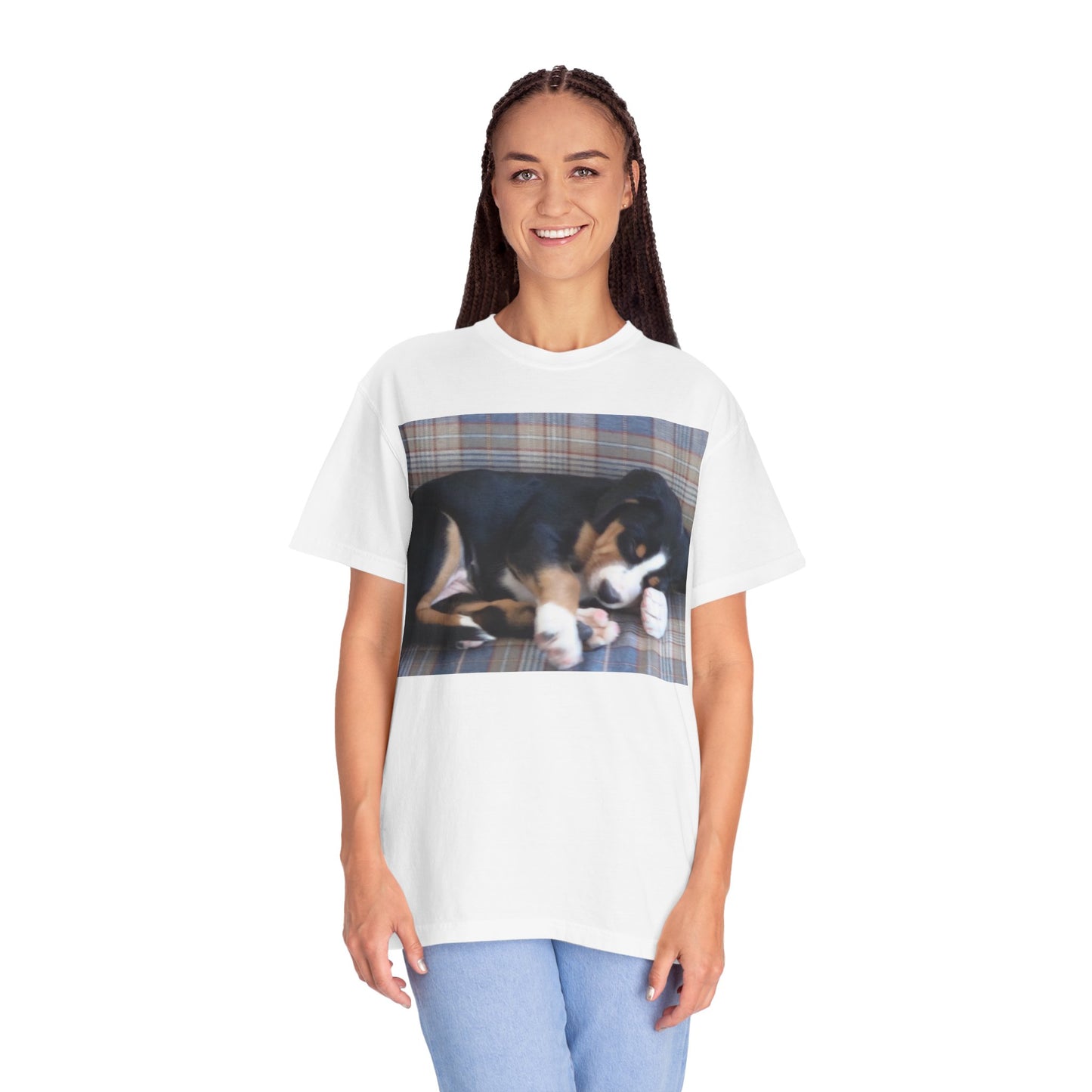 Cute Greter Swiss Mountain Dog Puppy T-Shirt, Comfort Tee for Dog Lovers, Gift for Pet Owners, Casual Wear, Perfect for Birthdays