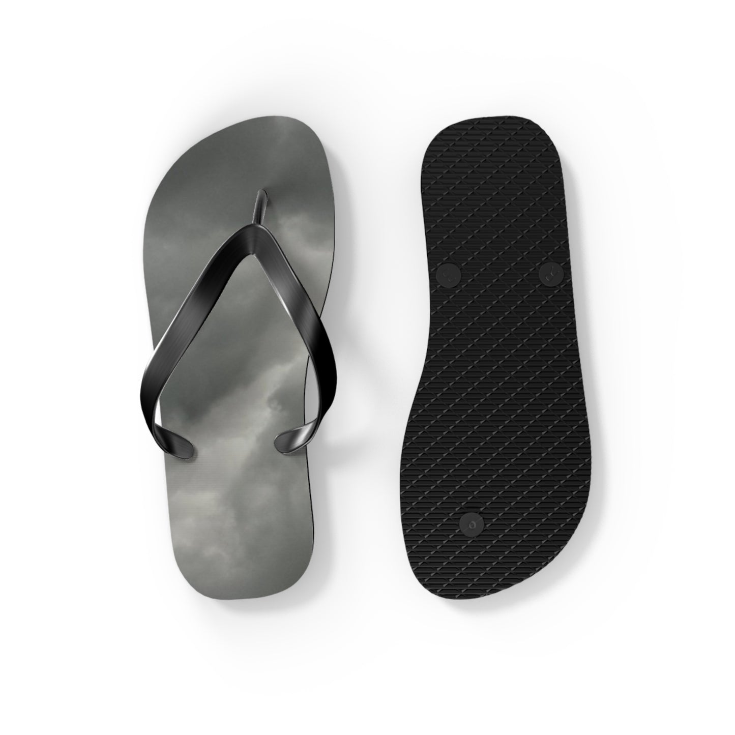 Cloudy Flip Flops - Stylish Beachwear, Vacation Essentials, Summer Footwear, Outdoor Adventures, Cloud Design