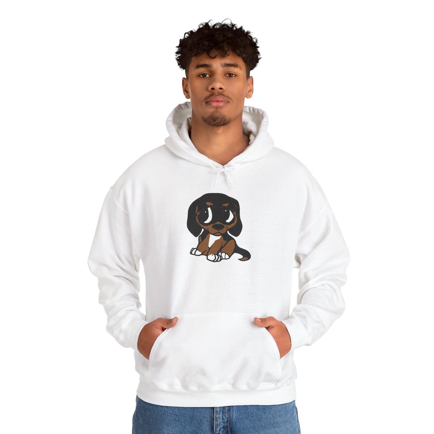 Adorable Beagle Puppy Hoodie - Unisex Sweatshirt for Dog Lovers, Cozy Gift for Animal Lovers, Cute Pet Hoodie for Anyone, Casual and Comfy