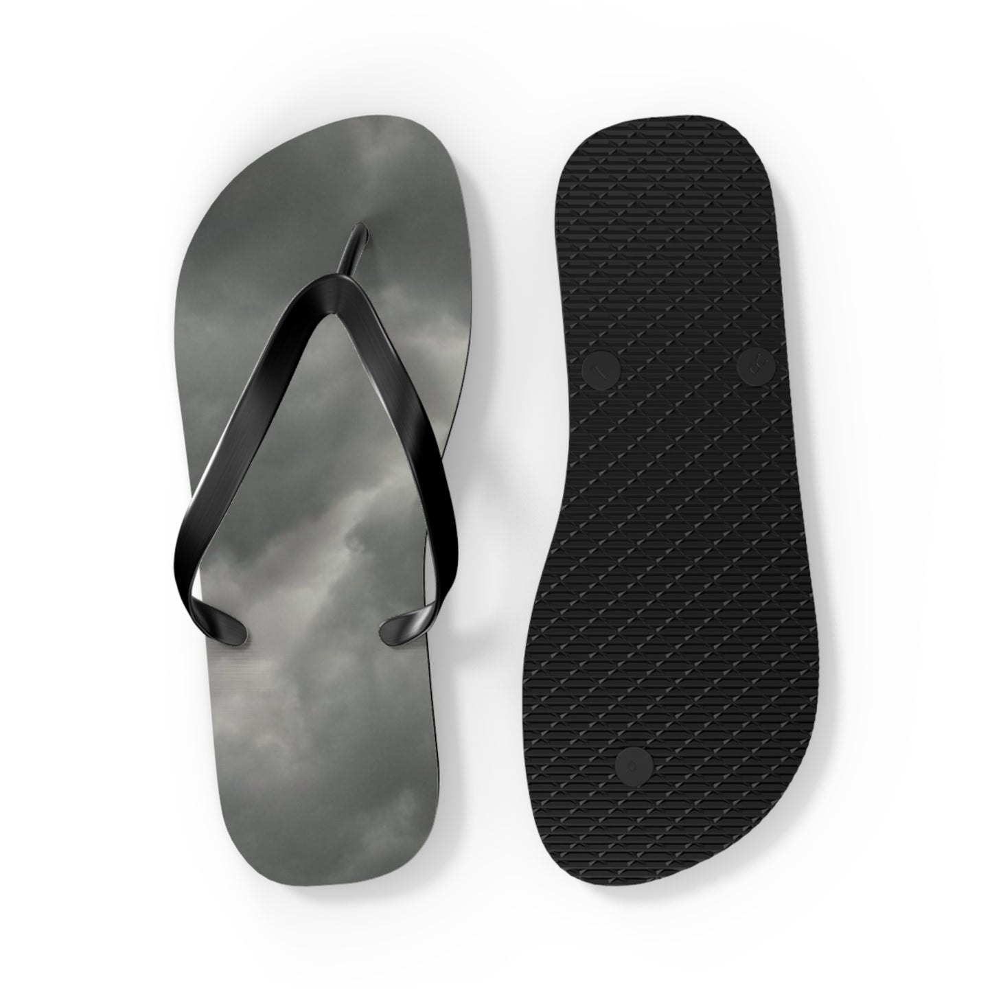 Cloudy Flip Flops - Stylish Beachwear, Vacation Essentials, Summer Footwear, Outdoor Adventures, Cloud Design