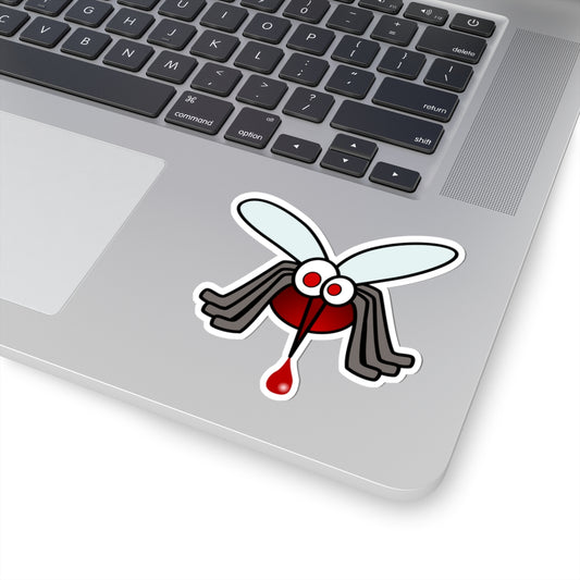 Funny Mosquito Kiss-Cut Stickers - Perfect for Bug Lovers & Outdoor Enthusiasts