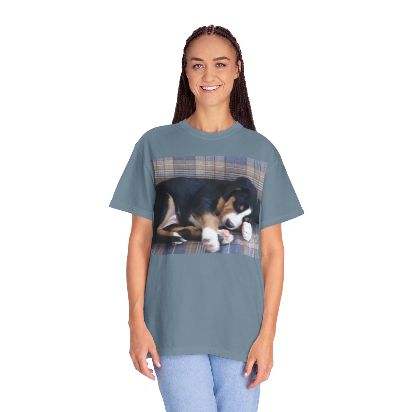 Cute Greter Swiss Mountain Dog Puppy T-Shirt, Comfort Tee for Dog Lovers, Gift for Pet Owners, Casual Wear, Perfect for Birthdays